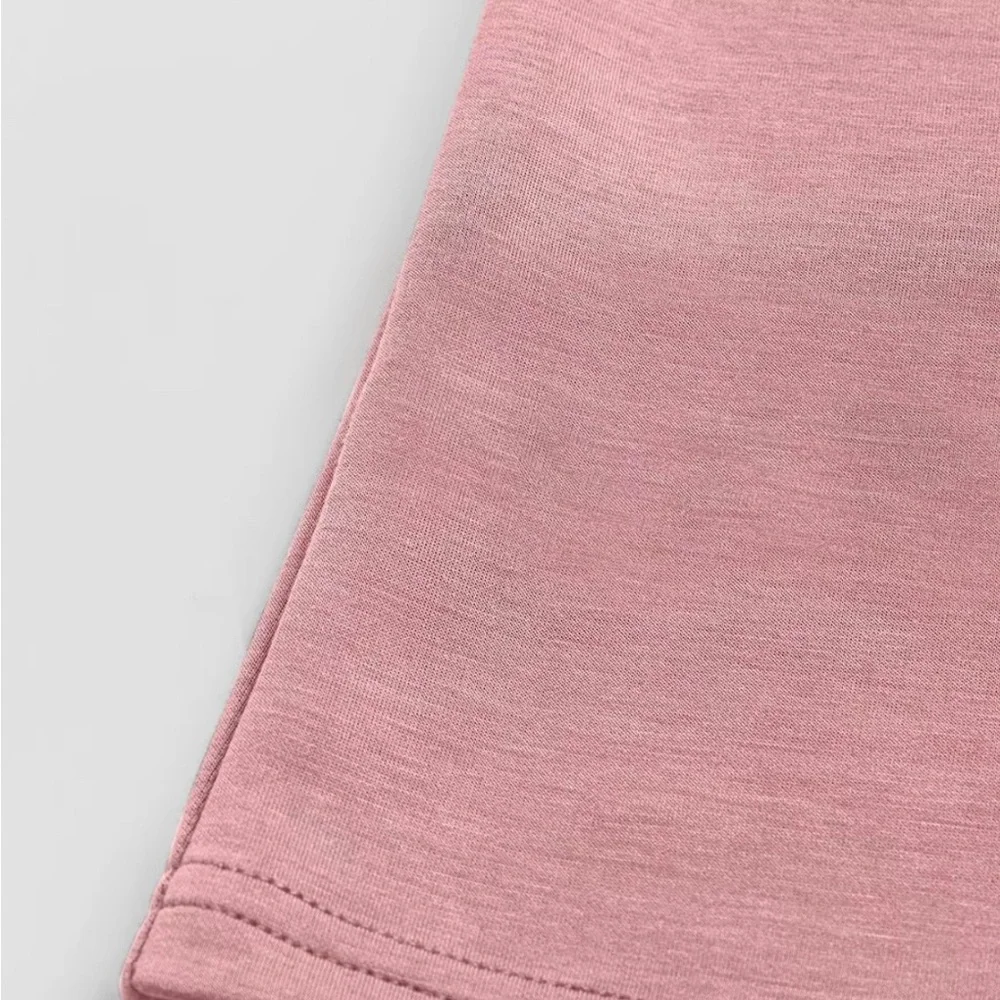 Pink Sleeveless Top and Wide-Leg Pants Set